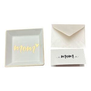 Gold Accent Mom Trinket Dish